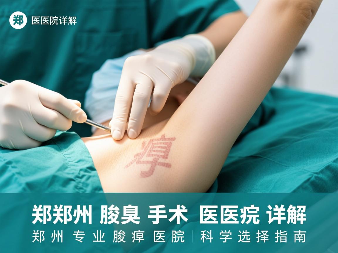 郑州腋臭手术医院详解，郑州专业腋臭医院的科学选择指南
