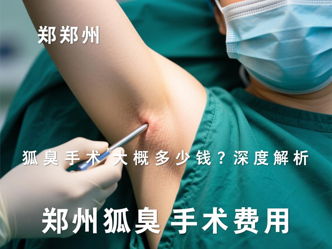 郑州狐臭手术大概多少钱？深度解析郑州狐臭手术费用