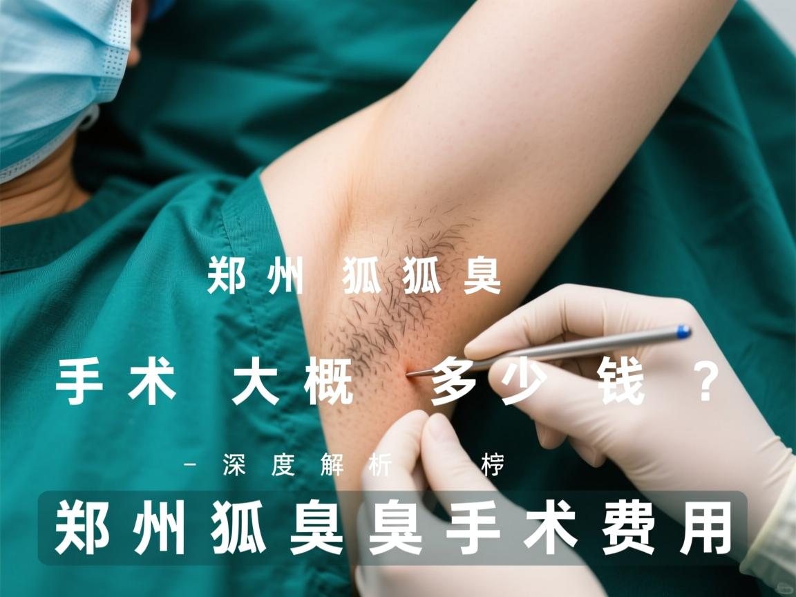 郑州狐臭手术大概多少钱？深度解析郑州狐臭手术费用