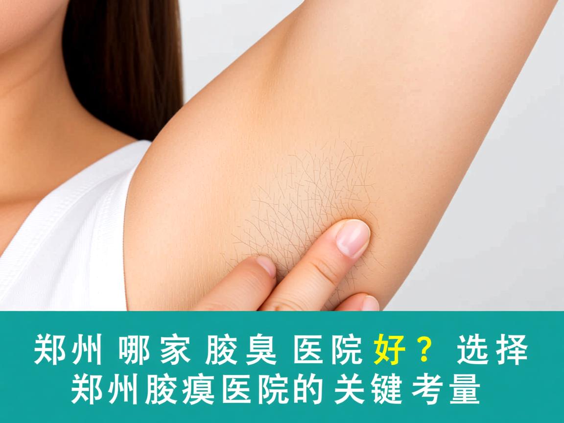 郑州哪家腋臭医院好?选择郑州腋臭医院的关键考量 郑州哪家腋臭医院好?选择郑州腋臭医院的关键考量