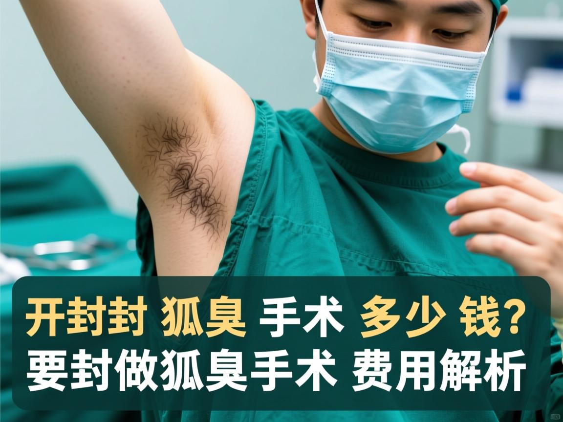 开封狐臭手术多少钱?开封做狐臭手术费用解析 开封狐臭手术多少钱?开封做狐臭手术费用解析