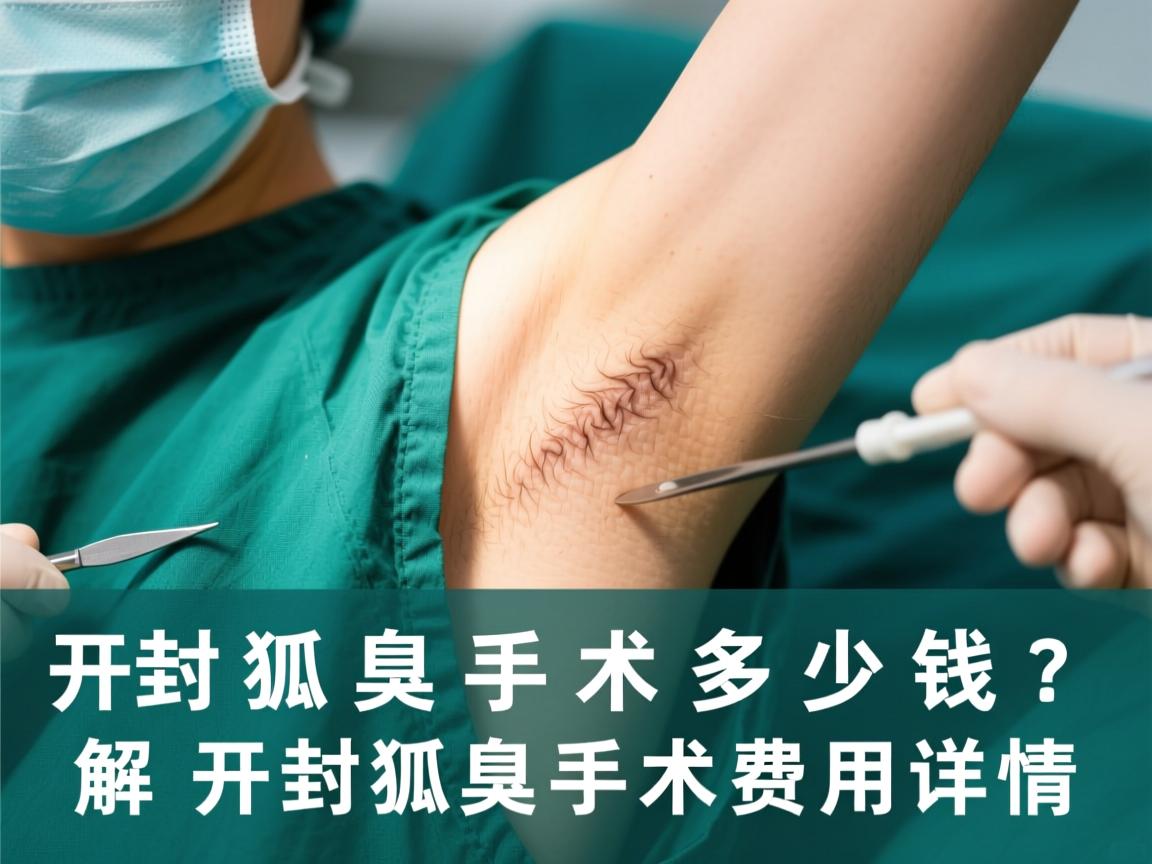 开封狐臭手术多少钱？解析开封狐臭手术费用详情