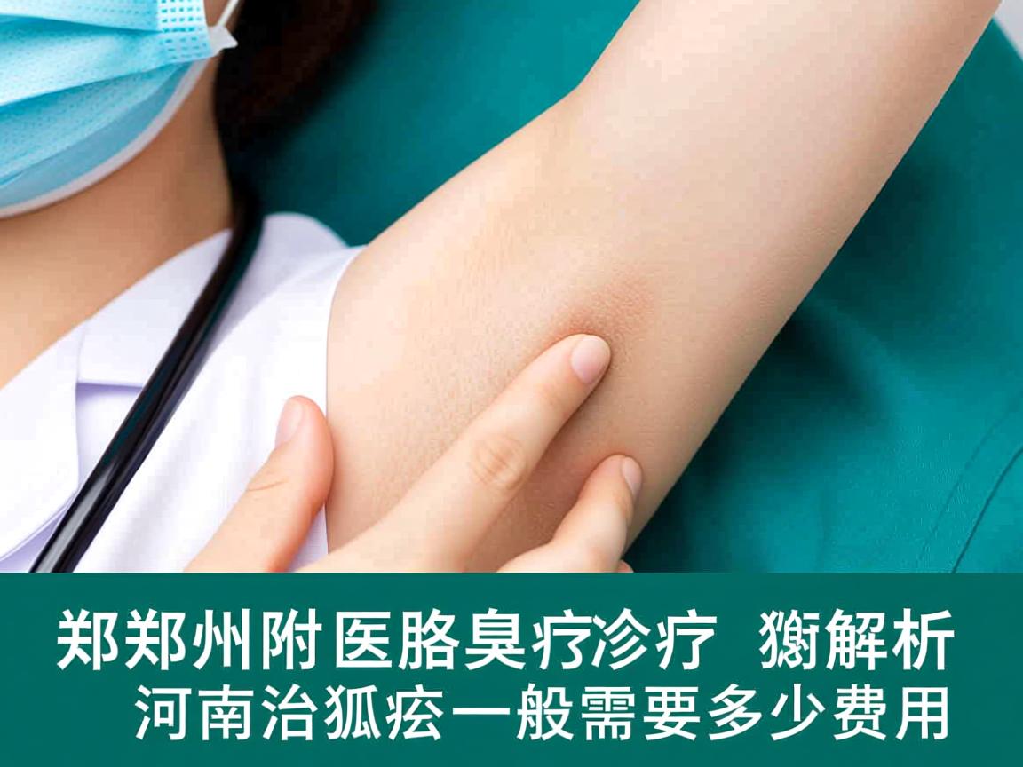 郑州附医腋臭诊疗解析，河南治狐臭一般需要多少费用
