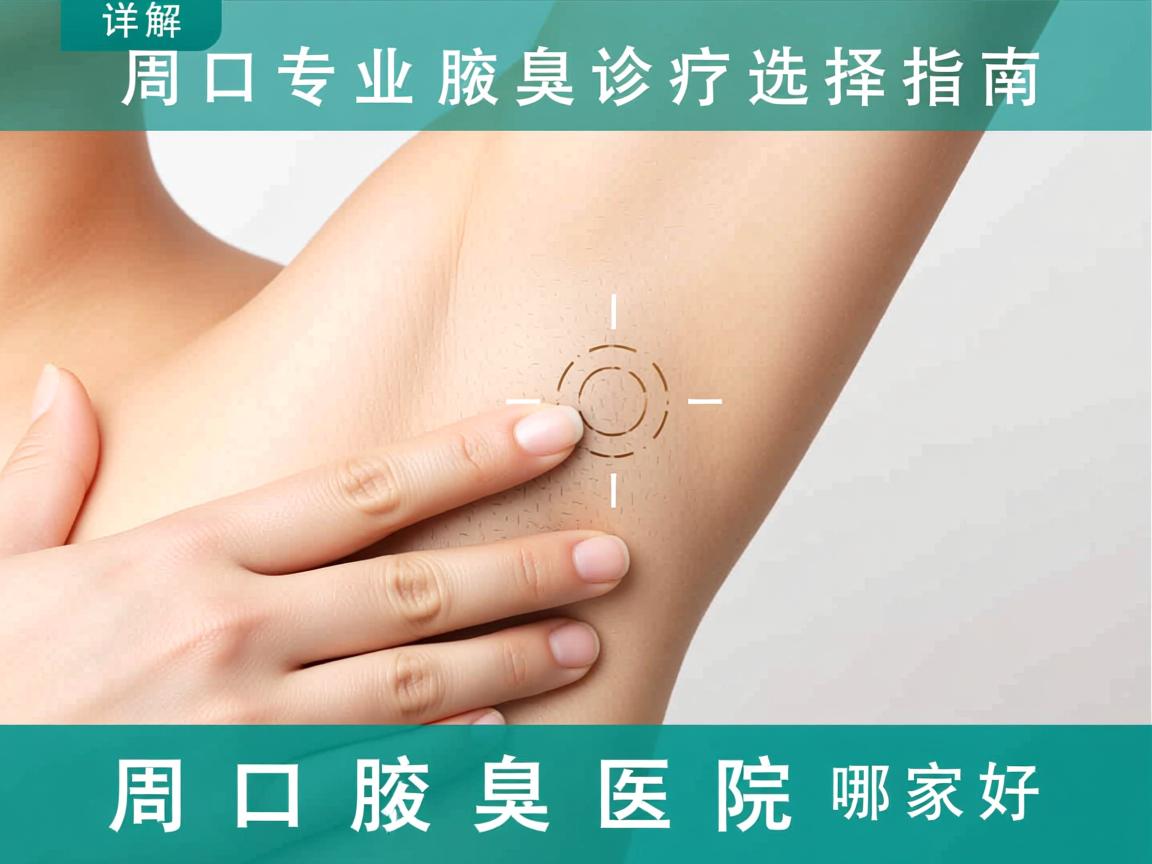 周口专业腋臭诊疗选择指南，详解周口腋臭医院哪家好