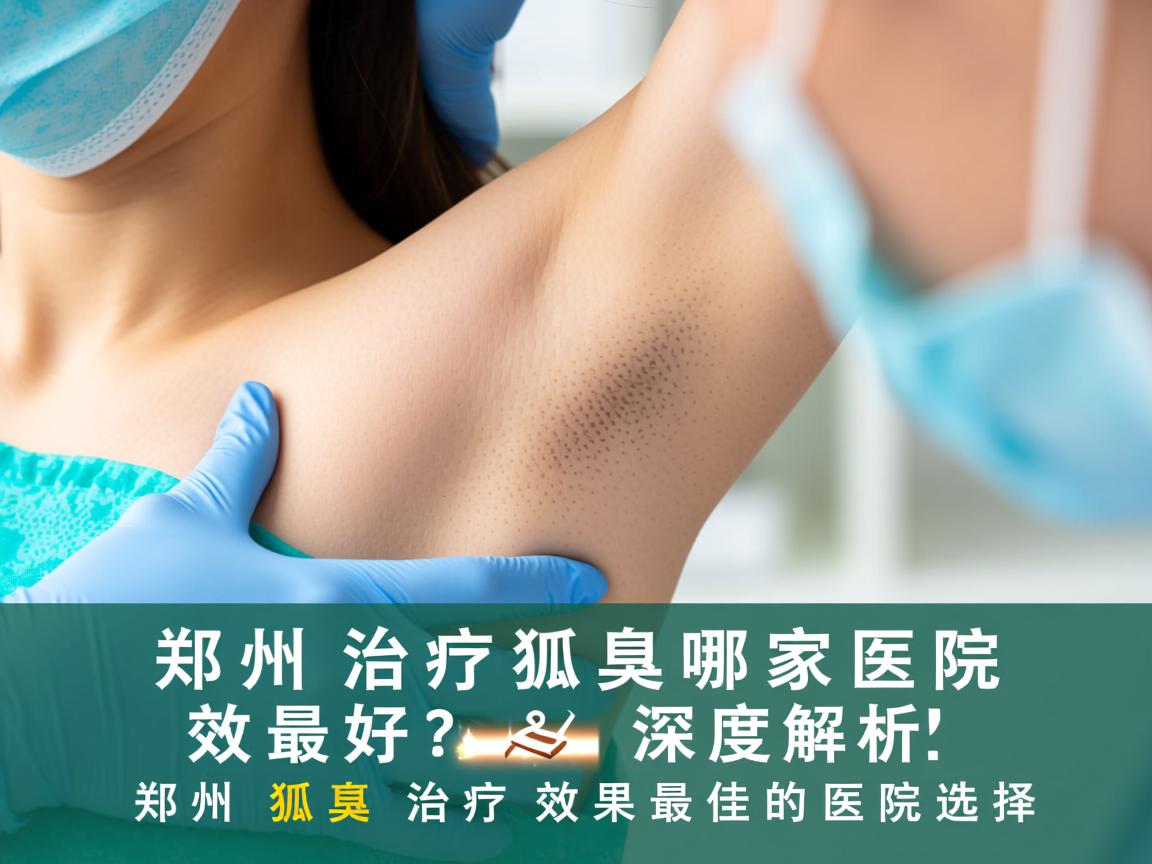 郑州治疗狐臭哪家医院效果最好？深度解析郑州狐臭治疗效果最佳的医院选择