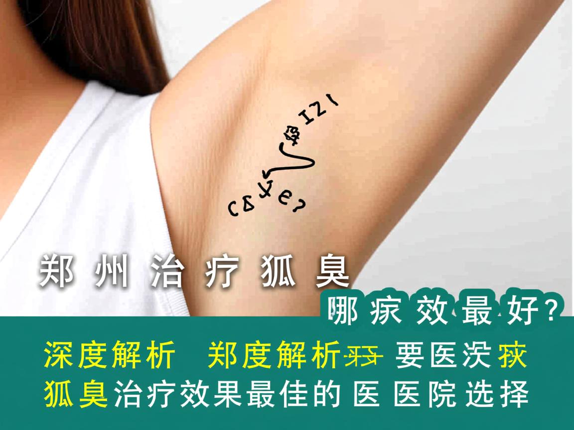 郑州治疗狐臭哪家医院效果最好？深度解析郑州狐臭治疗效果最佳的医院选择