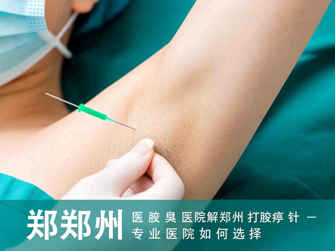 郑州附医腋臭医院解析，郑州打腋臭针，专业医院如何选择