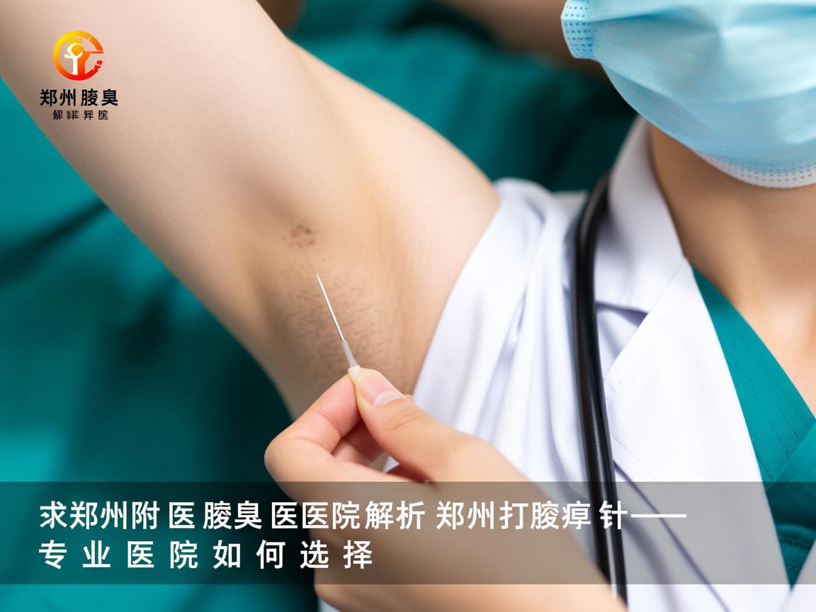 郑州附医腋臭医院解析，郑州打腋臭针，专业医院如何选择