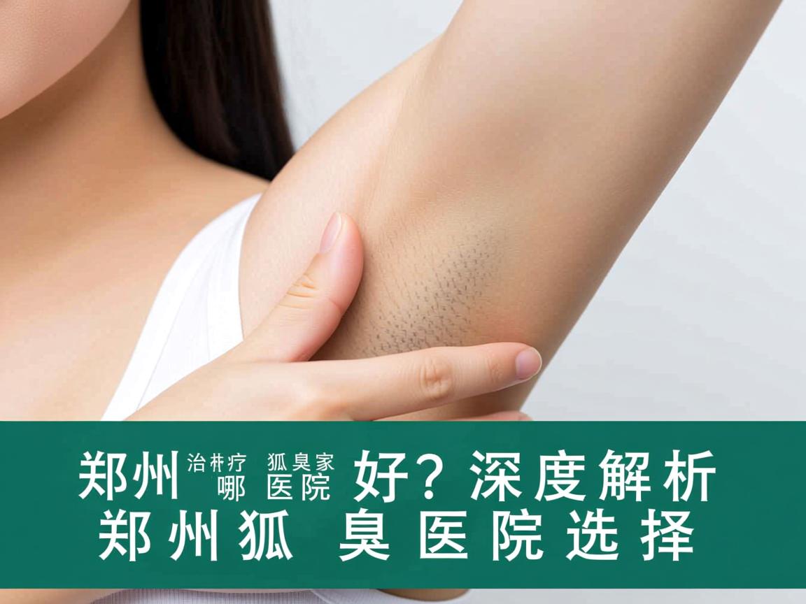 郑州治疗狐臭哪家医院好？深度解析郑州狐臭医院选择