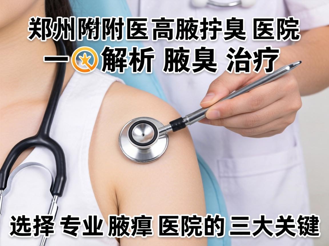 郑州附医腋臭医院解析腋臭治疗,选择专业腋臭医院的三大关键 郑州附医腋臭医院解析腋臭治疗,选择专业腋臭医院的三大关键