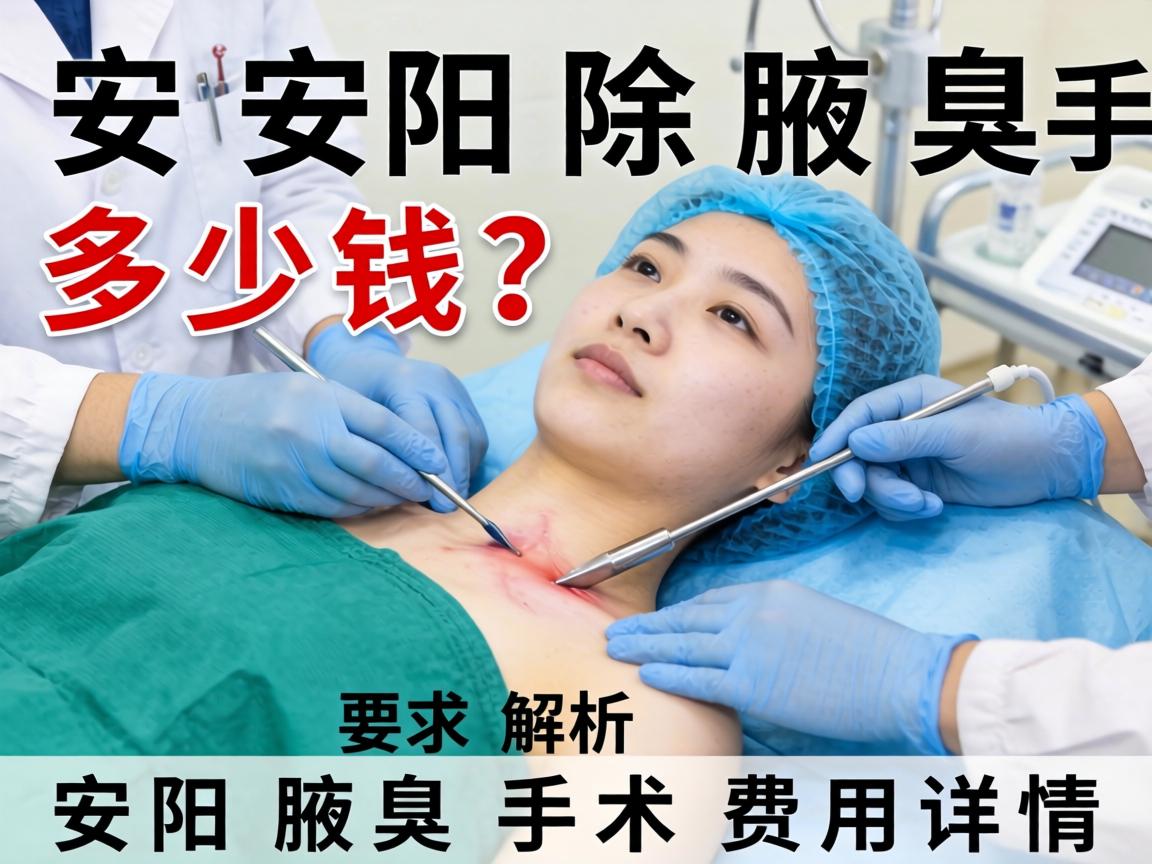 安阳除腋臭手术多少钱?解析安阳腋臭手术费用详情 安阳除腋臭手术多少钱?解析安阳腋臭手术费用详情