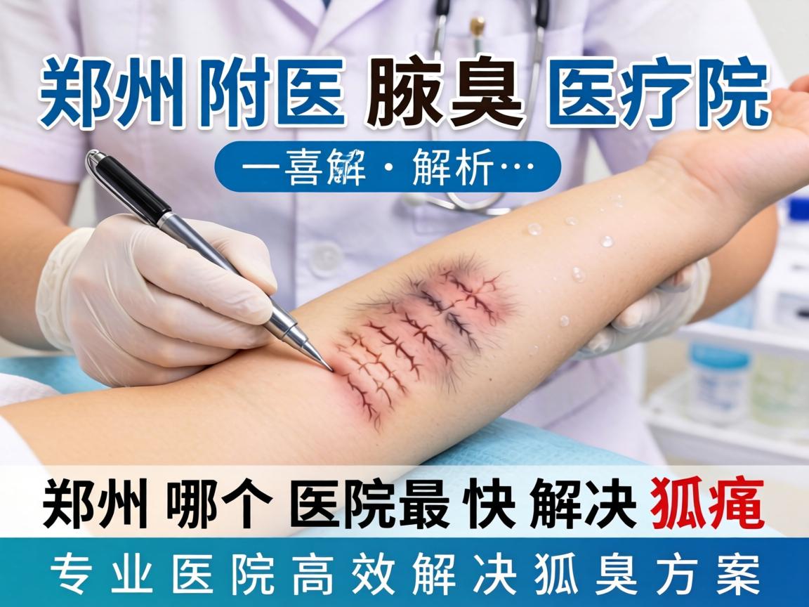 郑州附医腋臭医院解析，郑州哪个医院最快解决狐臭，专业医院高效解决狐臭方案
