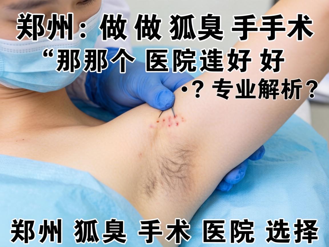 郑州做狐臭手术那个医院好?专业解析郑州狐臭手术医院选择 郑州做狐臭手术那个医院好?专业解析郑州狐臭手术医院选择