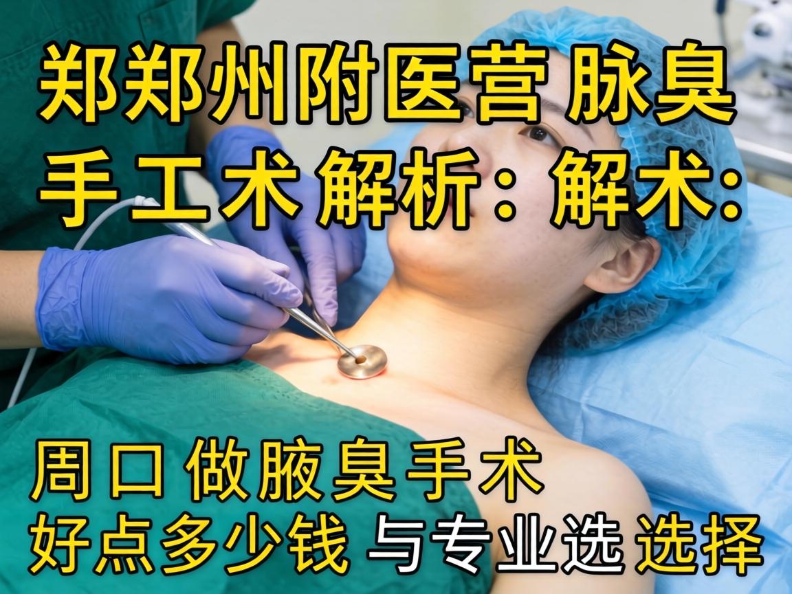 郑州附医腋臭手术解析,周口做腋臭手术好点多少钱与专业选择 郑州附医腋臭手术解析,周口做腋臭手术好点多少钱与专业选择
