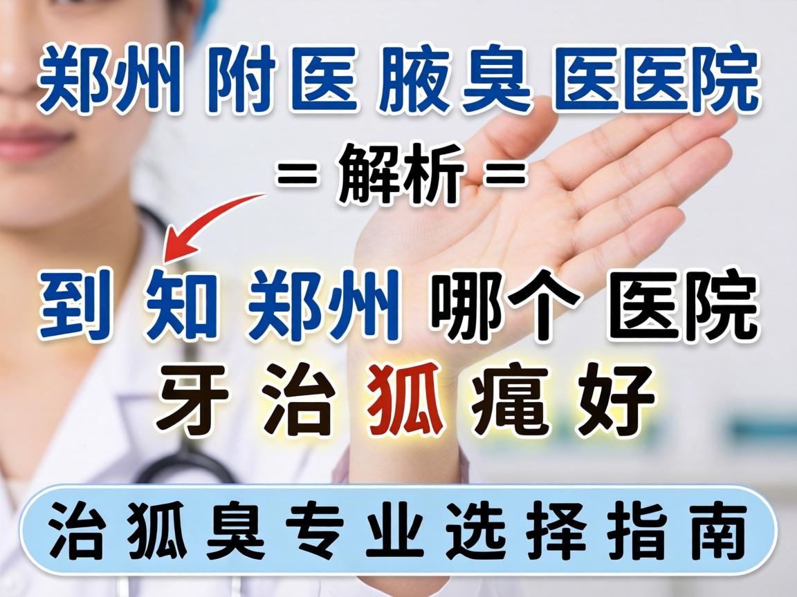 郑州附医腋臭医院解析,到郑州哪个医院治狐臭好,治狐臭专业选择指南 郑州附医腋臭医院解析,到郑州哪个医院治狐臭好,治狐臭专业选择指南