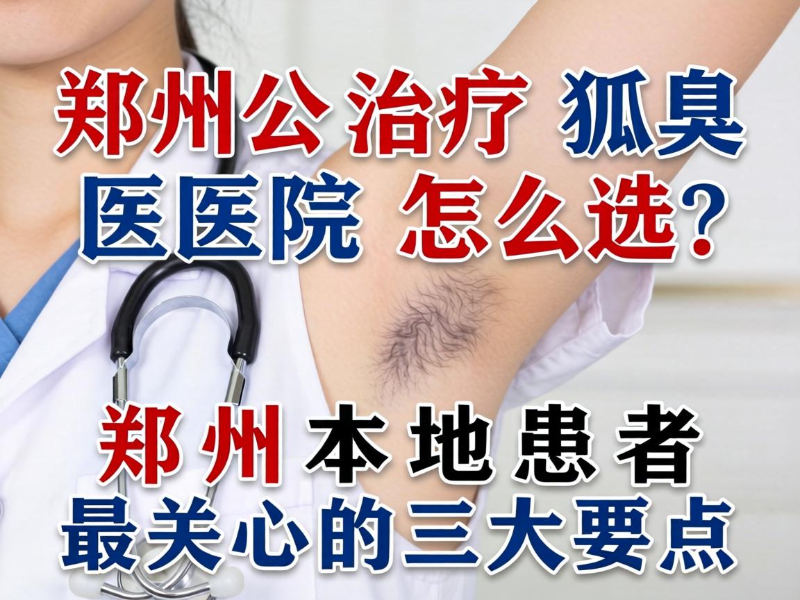 郑州治疗狐臭医院怎么选?郑州本地患者最关心的三大要点 郑州治疗狐臭医院怎么选?郑州本地患者最关心的三大要点