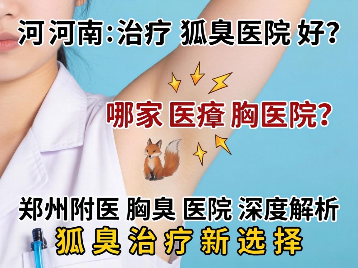 河南治疗狐臭哪家医院好?郑州附医腋臭医院深度解析狐臭治疗新选择 河南治疗狐臭哪家医院好?郑州附医腋臭医院深度解析狐臭治疗新选择