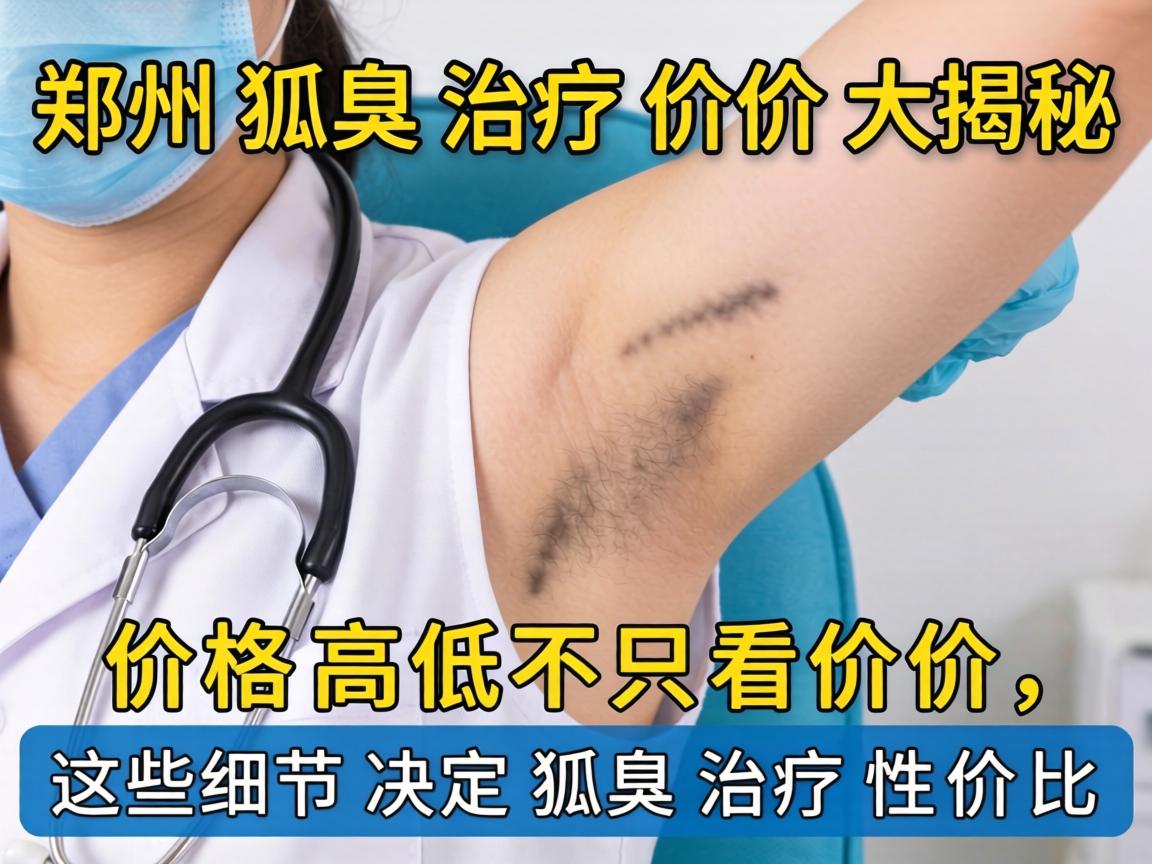 郑州狐臭治疗价格大揭秘,价格高低不只看价格,这些细节决定狐臭治疗性价比 郑州狐臭治疗价格大揭秘,价格高低不只看价格,这些细节决定狐臭治疗性价比