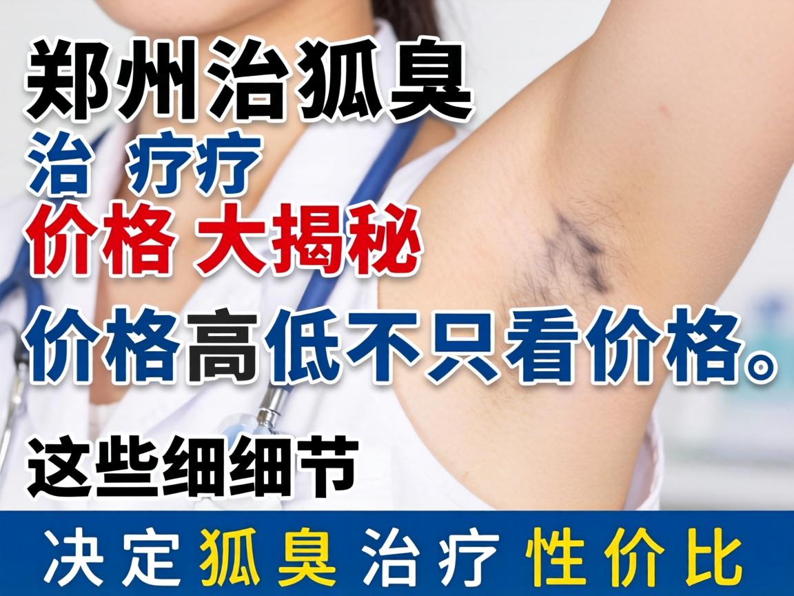 郑州狐臭治疗价格大揭秘,价格高低不只看价格,这些细节决定狐臭治疗性价比 郑州狐臭治疗价格大揭秘,价格高低不只看价格,这些细节决定狐臭治疗性价比
