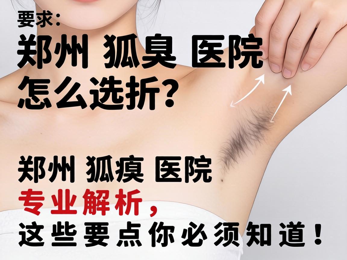 郑州狐臭医院怎么选？郑州狐臭医院专业解析，这些要点你必须知道！