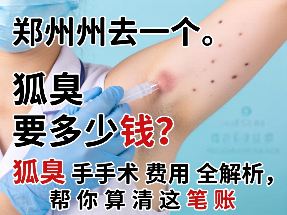 郑州去一个狐臭要多少钱?狐臭手术费用全解析,帮你算清这笔账 郑州去一个狐臭要多少钱?狐臭手术费用全解析,帮你算清这笔账