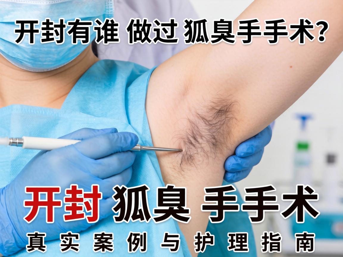 开封有谁做过狐臭手术?开封狐臭手术真实案例与护理指南 开封有谁做过狐臭手术?开封狐臭手术真实案例与护理指南