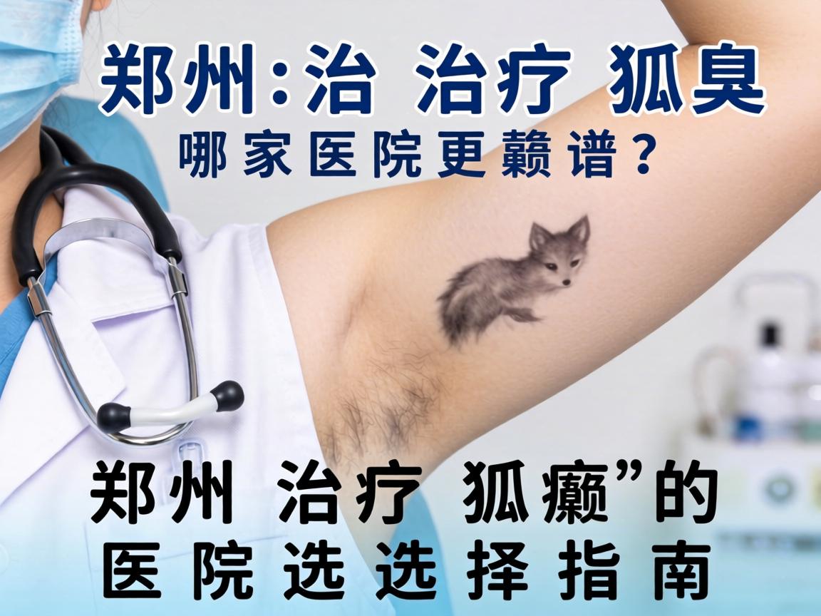 郑州治疗狐臭,哪家医院更靠谱?郑州治疗狐臭的医院选择指南 郑州治疗狐臭,哪家医院更靠谱?郑州治疗狐臭的医院选择指南
