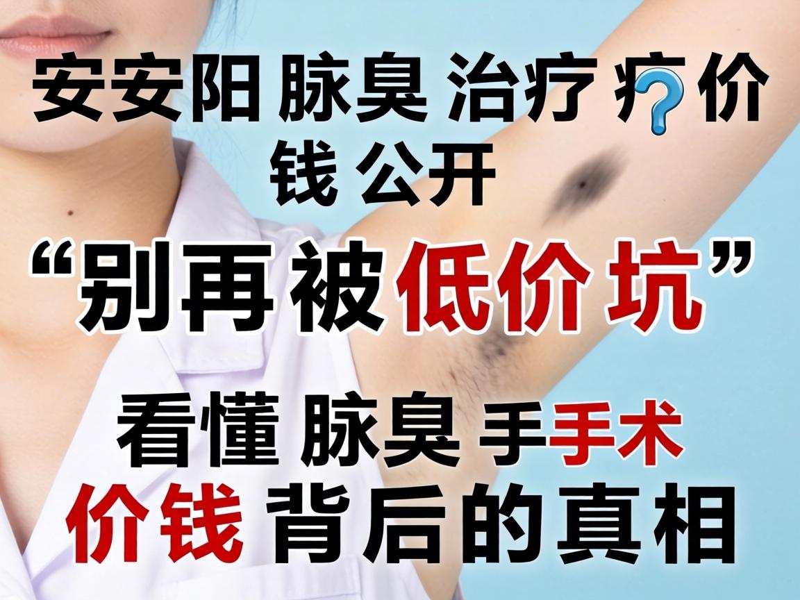 安阳腋臭治疗价钱公开,别再被低价坑,看懂腋臭手术价钱背后的真相 安阳腋臭治疗价钱公开,别再被低价坑,看懂腋臭手术价钱背后的真相