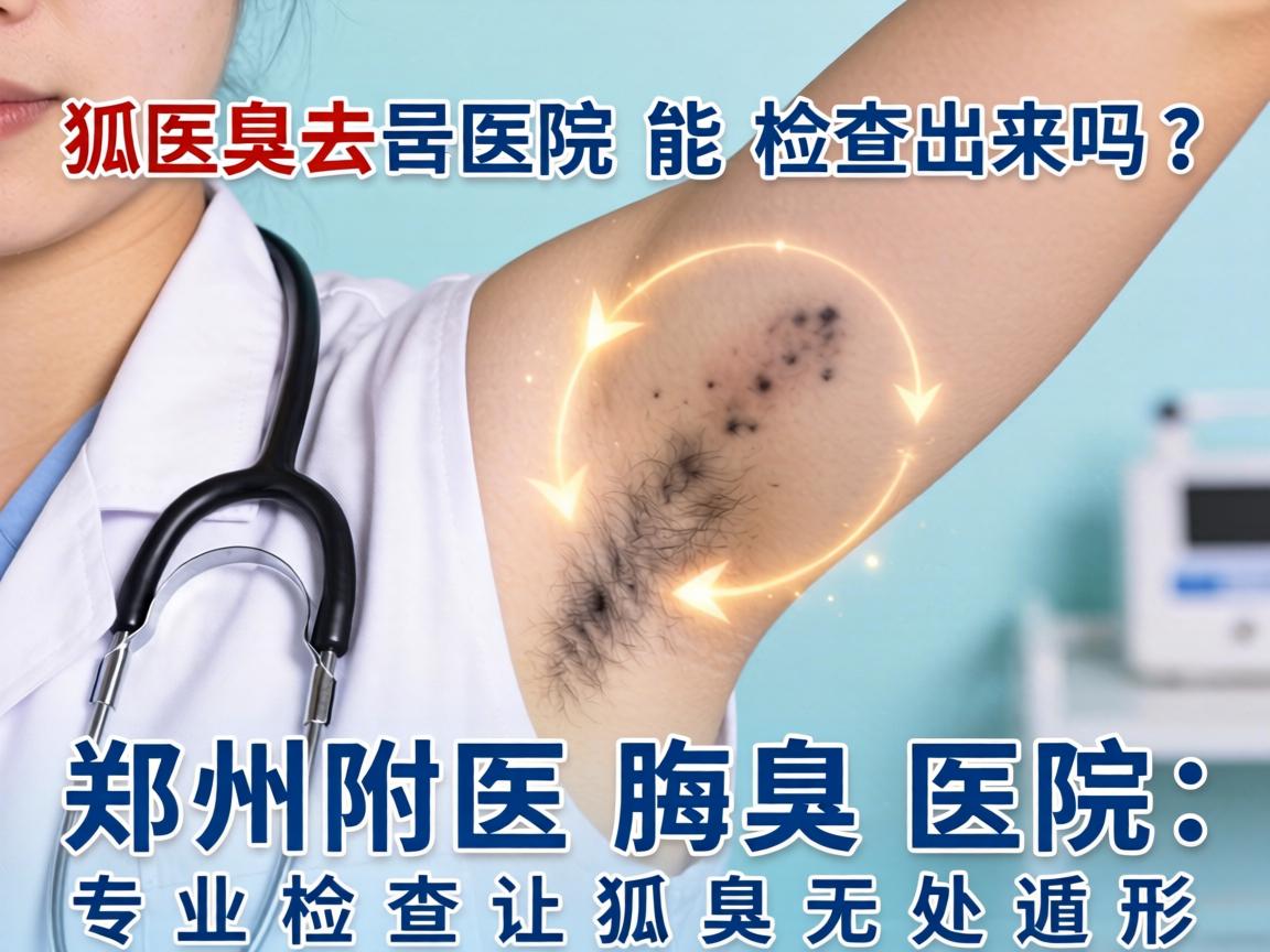 狐臭去医院能检查出来吗?郑州附医腋臭医院,专业检查让狐臭无处遁形 狐臭去医院能检查出来吗?郑州附医腋臭医院,专业检查让狐臭无处遁形