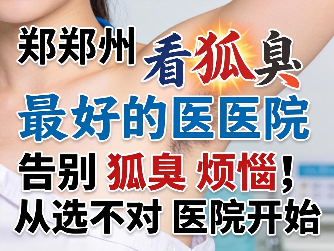 郑州看狐臭最好的医院,告别狐臭烦恼,从选对医院开始 郑州看狐臭最好的医院,告别狐臭烦恼,从选对医院开始