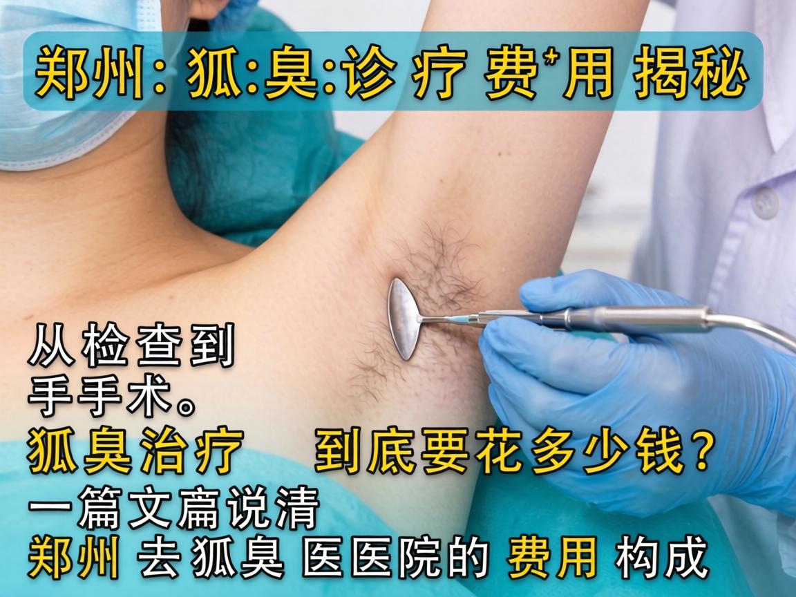 郑州狐臭诊疗费用揭秘,从检查到手术,狐臭治疗到底要花多少钱?一篇文章说清郑州去狐臭医院的费用构成 郑州狐臭诊疗费用揭秘,从检查到手术,狐臭治疗到底要花多少钱?一篇文章说清郑州去狐臭医院的费用构成