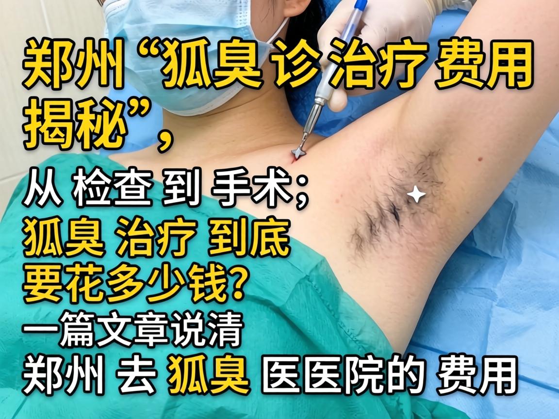 郑州狐臭诊疗费用揭秘,从检查到手术,狐臭治疗到底要花多少钱?一篇文章说清郑州去狐臭医院的费用构成 郑州狐臭诊疗费用揭秘,从检查到手术,狐臭治疗到底要花多少钱?一篇文章说清郑州去狐臭医院的费用构成