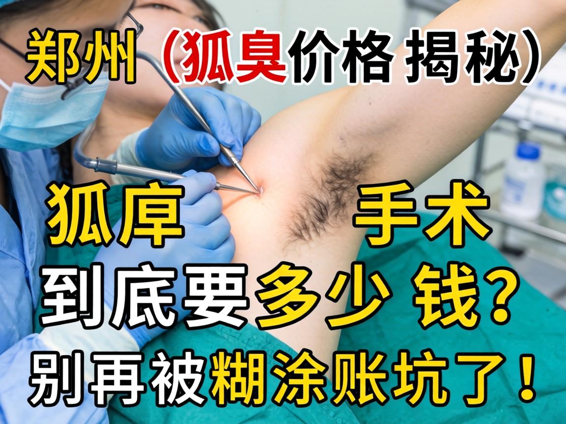 郑州狐臭手术价格揭秘,狐臭手术到底要多少钱?别再被糊涂账坑了! 郑州狐臭手术价格揭秘,狐臭手术到底要多少钱?别再被糊涂账坑了!