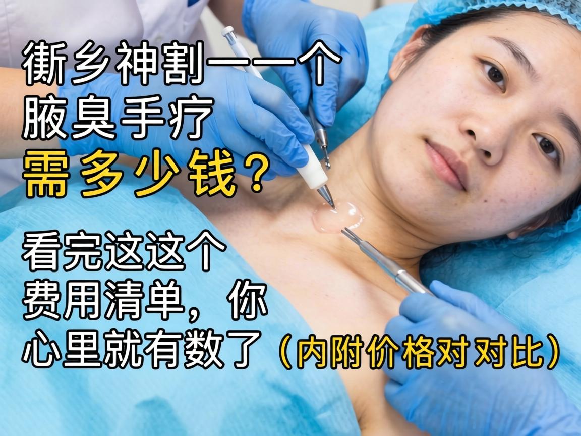 在新乡割一个腋臭手术需要多少钱?看完这个费用清单,你心里就有数了(内附价格对比) 在新乡割一个腋臭手术需要多少钱?看完这个费用清单,你心里就有数了(内附价格对比)