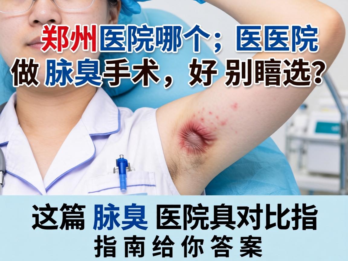 郑州哪个医院做腋臭手术好?别瞎选,这篇腋臭医院对比指南给你答案 郑州哪个医院做腋臭手术好?别瞎选,这篇腋臭医院对比指南给你答案