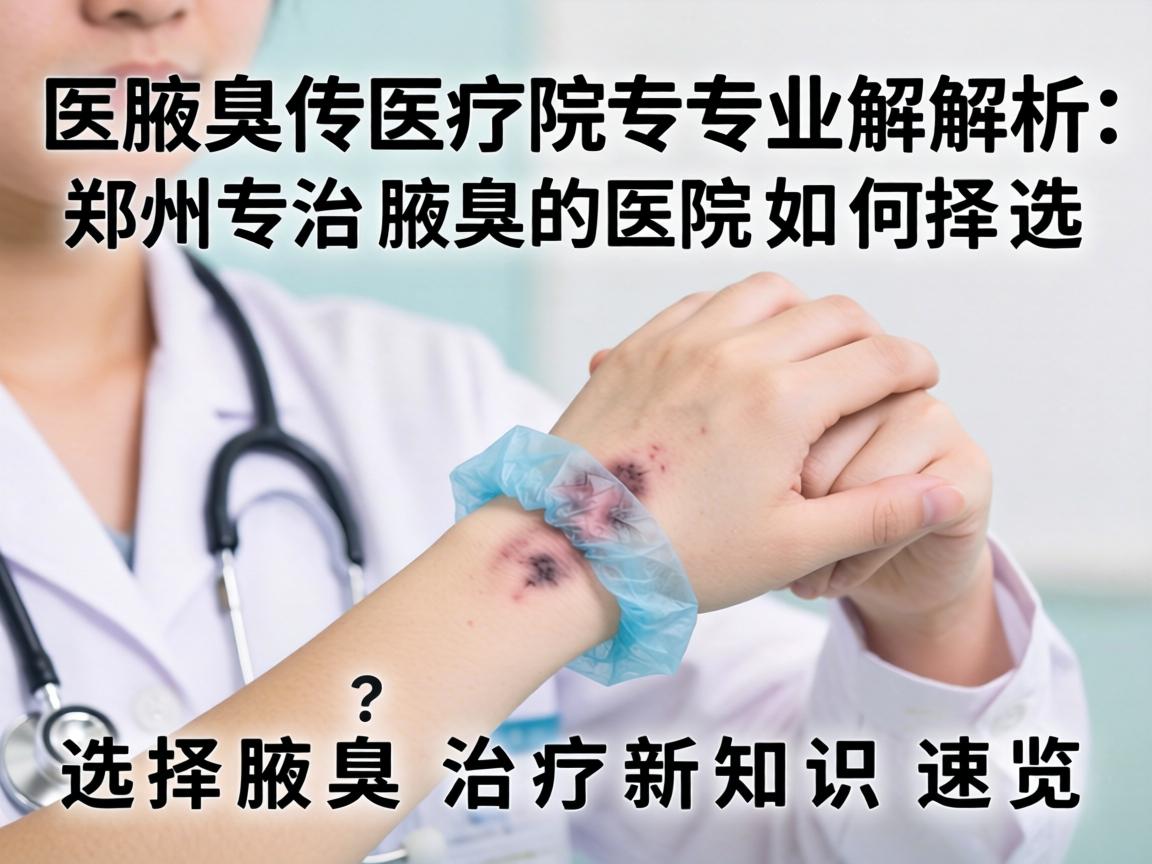 腋臭医院专业解析，郑州专治腋臭的医院如何选择？腋臭治疗新知识速览