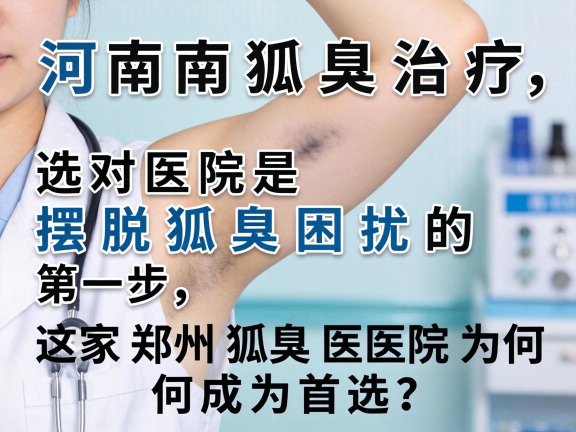 河南狐臭治疗,选对医院是摆脱狐臭困扰的第一步,这家郑州狐臭医院为何成为首选? 河南狐臭治疗,选对医院是摆脱狐臭困扰的第一步,这家郑州狐臭医院为何成为首选?