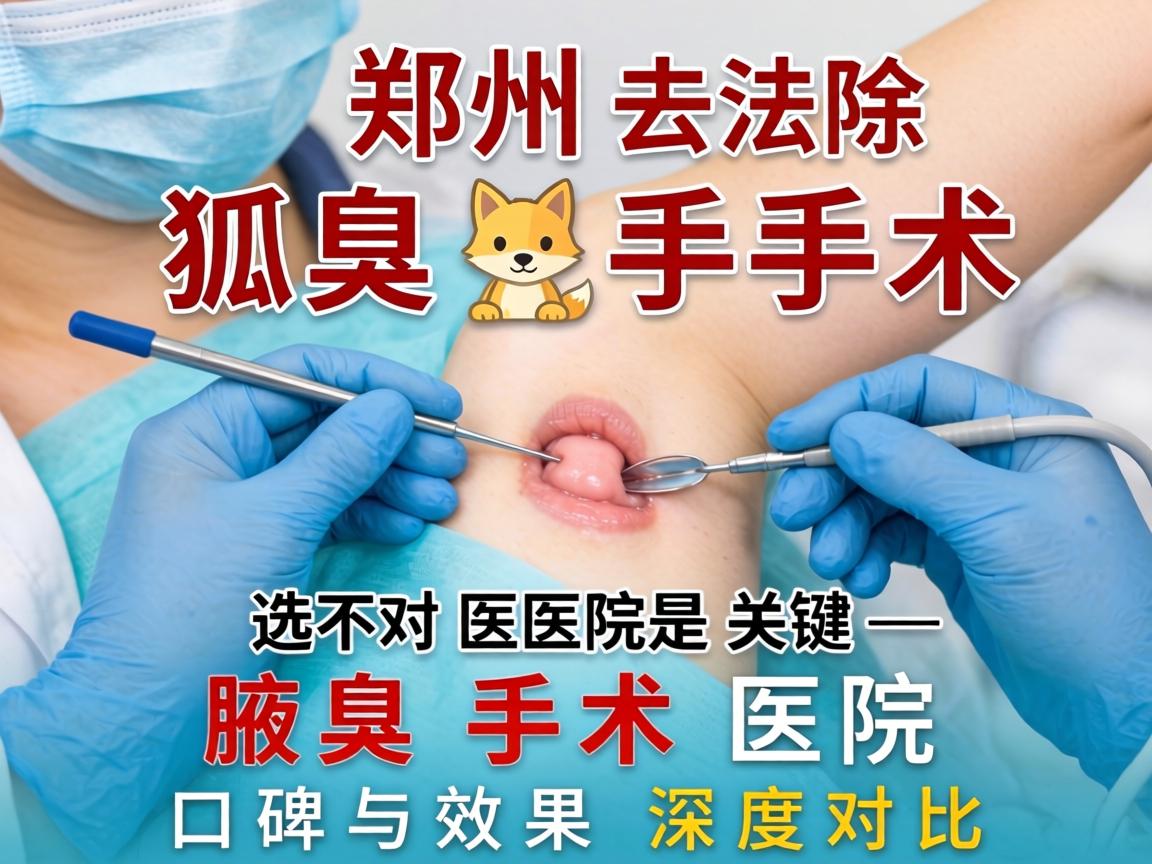 郑州去除狐臭手术,选对医院是关键—腋臭手术医院口碑与效果深度对比 郑州去除狐臭手术,选对医院是关键—腋臭手术医院口碑与效果深度对比