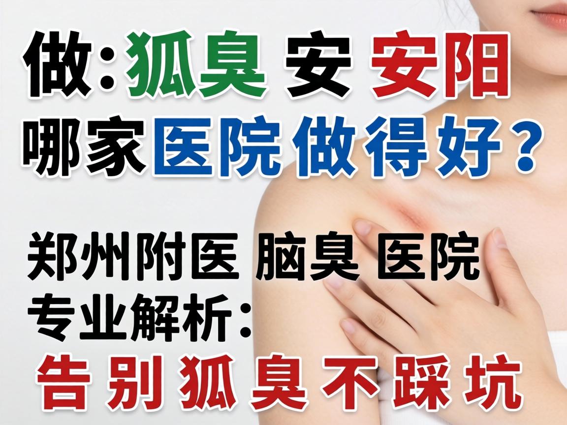 做狐臭安阳哪家医院做得好?郑州附医腋臭医院专业解析,告别狐臭不踩坑 做狐臭安阳哪家医院做得好?郑州附医腋臭医院专业解析,告别狐臭不踩坑