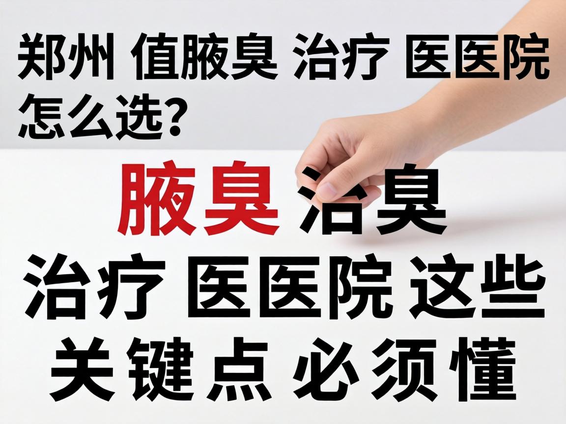 郑州腋臭治疗医院怎么选?腋臭治疗医院这些关键点必须懂 郑州腋臭治疗医院怎么选?腋臭治疗医院这些关键点必须懂
