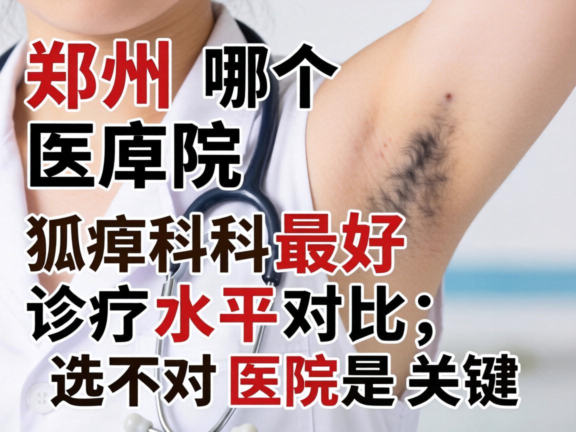 郑州哪个医院狐臭科最好?狐臭科诊疗水平对比,选对医院是关键 郑州哪个医院狐臭科最好?狐臭科诊疗水平对比,选对医院是关键