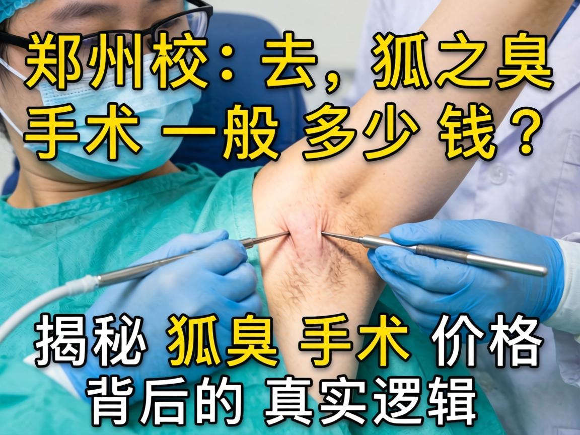 郑州去狐臭手术一般多少钱?揭秘狐臭手术价格背后的真实逻辑 郑州去狐臭手术一般多少钱?揭秘狐臭手术价格背后的真实逻辑