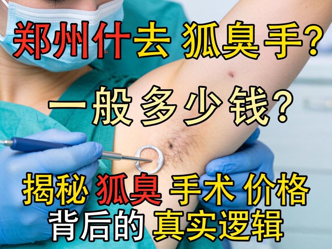 郑州去狐臭手术一般多少钱?揭秘狐臭手术价格背后的真实逻辑 郑州去狐臭手术一般多少钱?揭秘狐臭手术价格背后的真实逻辑