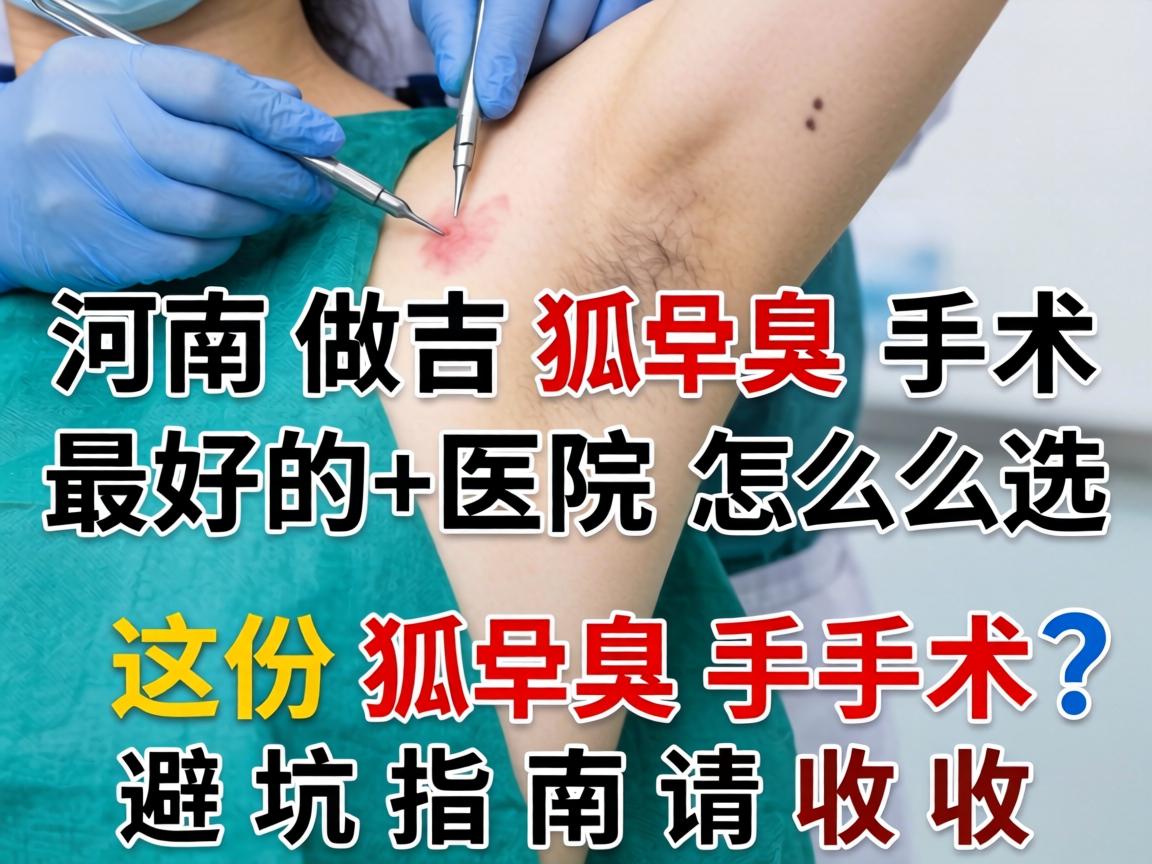 河南做狐臭手术最好的医院怎么选?这份狐臭手术避坑指南请收好 河南做狐臭手术最好的医院怎么选?这份狐臭手术避坑指南请收好
