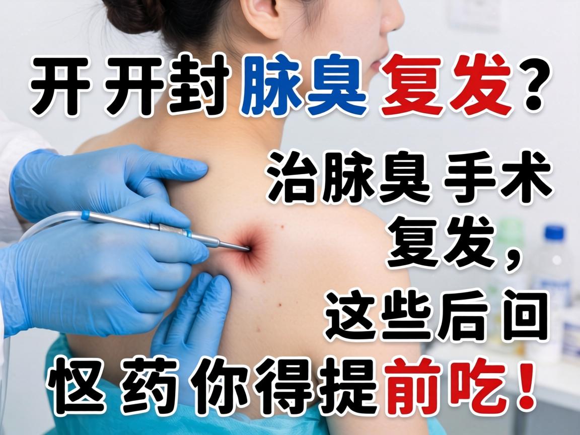 开封治腋臭手术复发?治腋臭手术复发,这些后悔药你得提前吃! 开封治腋臭手术复发?治腋臭手术复发,这些后悔药你得提前吃!