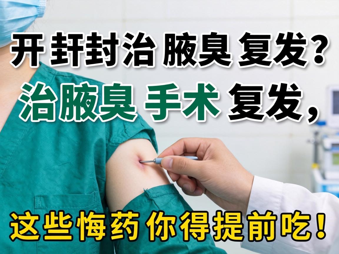 开封治腋臭手术复发?治腋臭手术复发,这些后悔药你得提前吃! 开封治腋臭手术复发?治腋臭手术复发,这些后悔药你得提前吃!