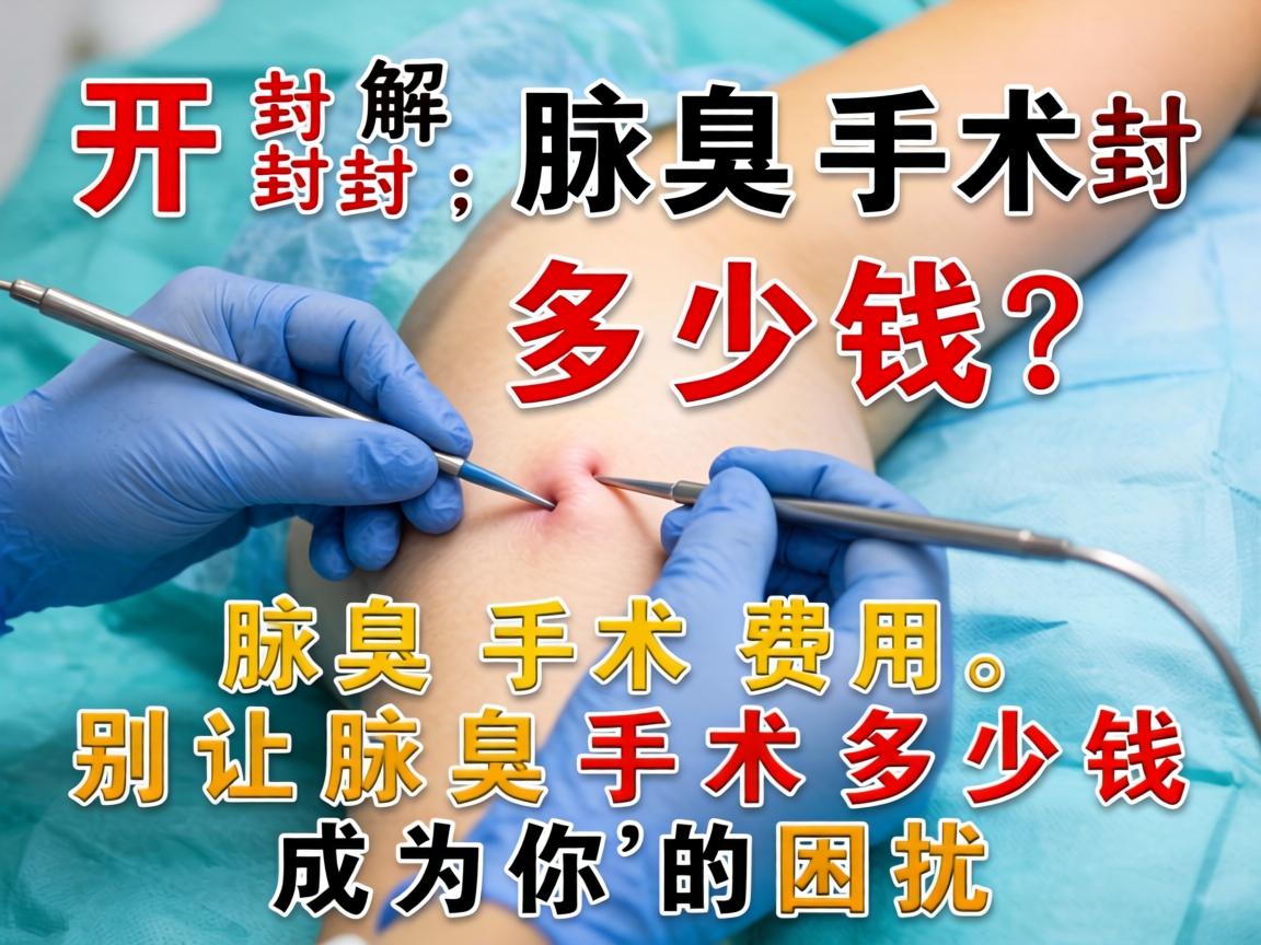 开封腋臭手术多少钱？详解腋臭手术费用，别让腋臭手术多少钱成为你的困扰