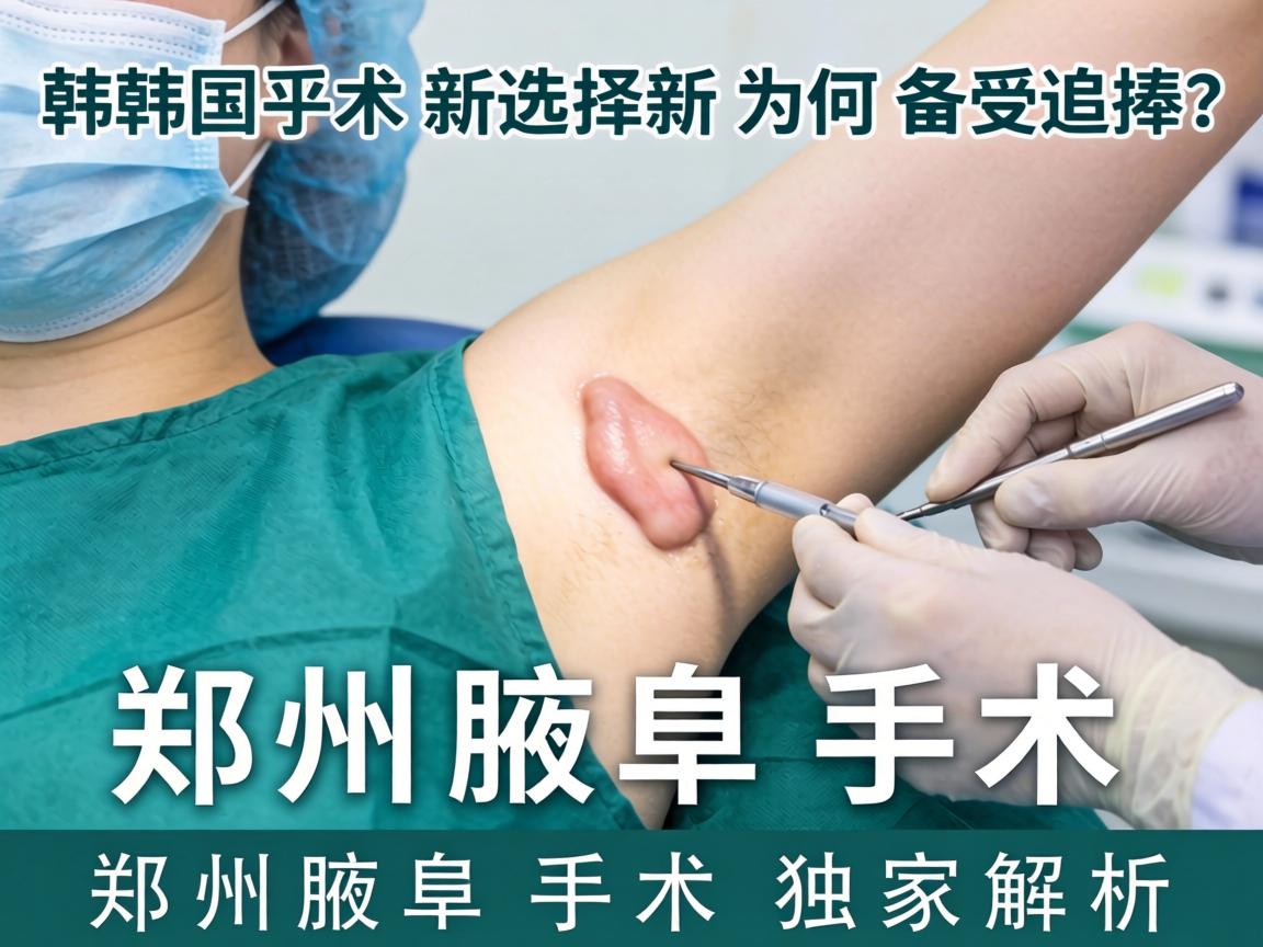 郑州腋臭手术新选择,韩国技术为何备受追捧?郑州腋臭手术独家解析 郑州腋臭手术新选择,韩国技术为何备受追捧?郑州腋臭手术独家解析
