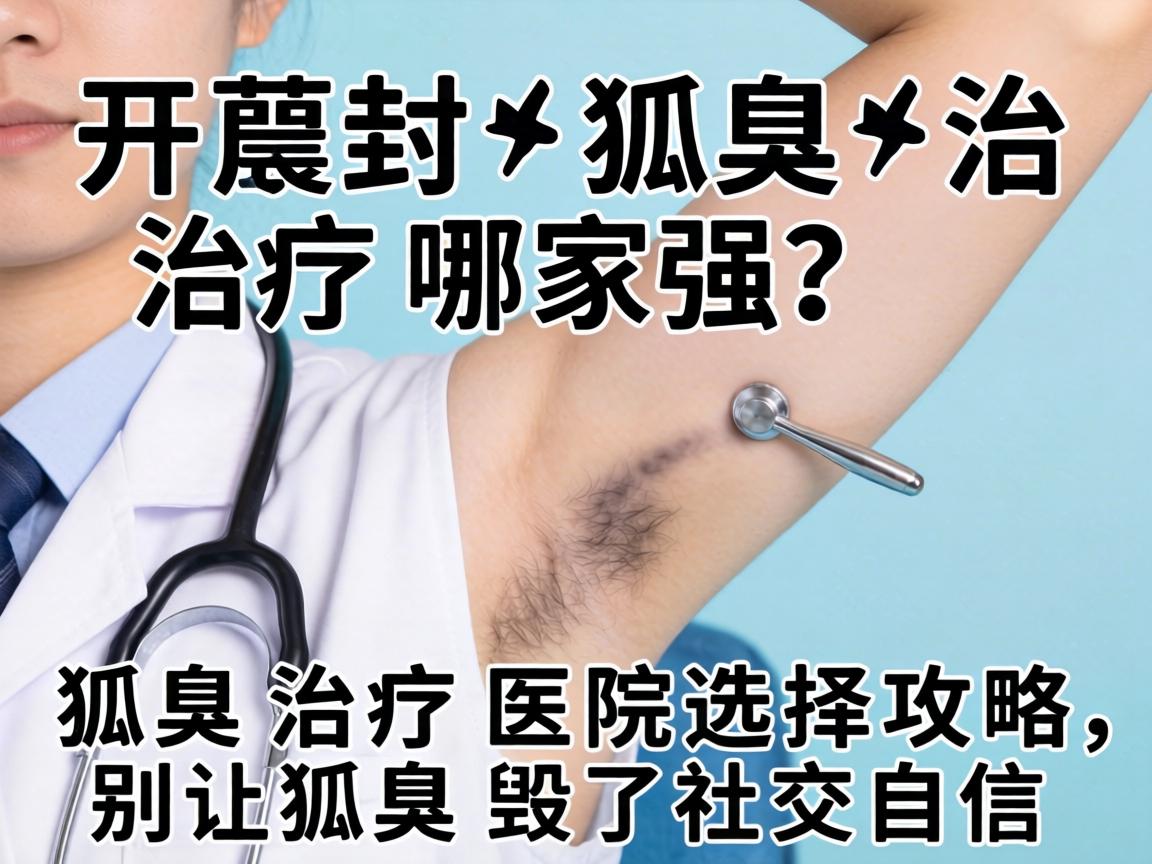 开封狐臭治疗哪家强?狐臭治疗医院选择攻略,别让狐臭毁了社交自信 开封狐臭治疗哪家强?狐臭治疗医院选择攻略,别让狐臭毁了社交自信