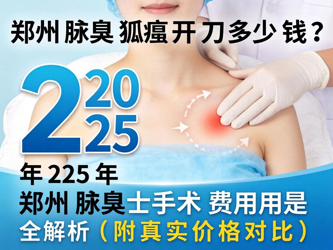 郑州腋臭狐臭开刀多少钱?2025年郑州腋臭手术费用全解析(附真实价格对比) 郑州腋臭狐臭开刀多少钱?2025年郑州腋臭手术费用全解析(附真实价格对比)